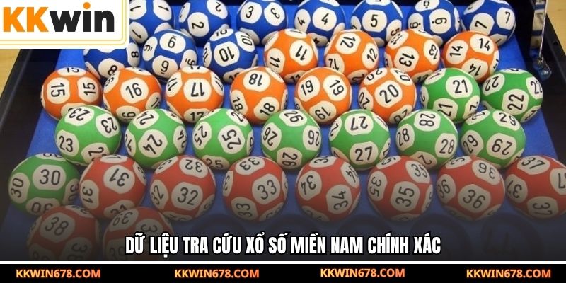 Dữ liệu tra cứu xổ số miền Nam chính xác