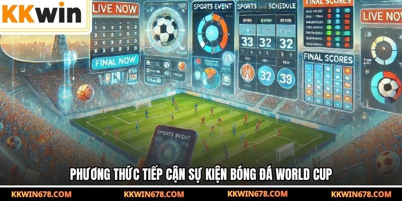 Phương thức tiếp cận sự kiện bóng đá World Cup